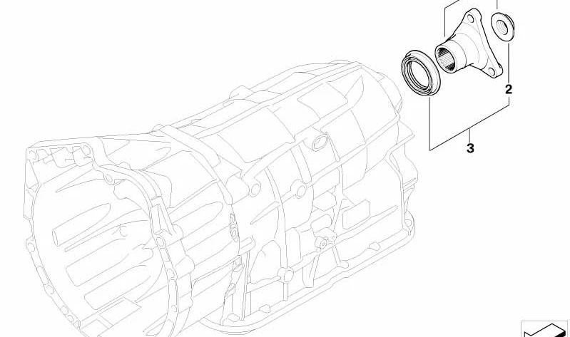 Tuerca de fijación OEM 24207572623 para BMW E81, E82, E87, E88, E90, E91, E92, E93, E84. Original BMW.