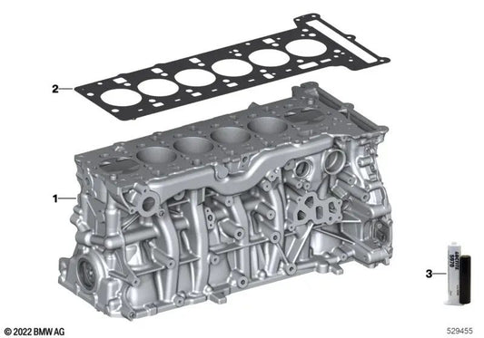 Zylinderkopfdichtung für BMW G42, G20, G21, G22, G23, G26, G30, G31, G32, G11N, G12N, G14, G15, G16, G01, G02, G05, G18, G06, G07, G29 (OEM 11127934584) . Original BMW.