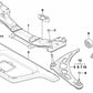 Placa de refuerzo para BMW E46 (OEM 51718260810). Original BMW