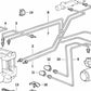 Abrazadera de sensor ABS OEM 34321108210 para BMW E21, E12, E28, E24, E23, E31, Z1. Original BMW.