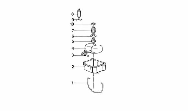 Inyector principal OEM 13111335300 para BMW (Modelos compatibles: E21, E28, E30, E32, E34, E36, Z1). Original BMW.