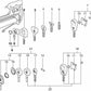 Ersatzschlüssel für BMW E36, E34, E32, E38, E31 (OEM 51211950667). Original BMW