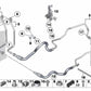 Línea de enfriador de aceite de avance para BMW E70N, E71, E72 (OEM 17227576394). Original BMW