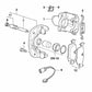 Sensor de pastillas de freno para BMW E38 (OEM 34351182064). Original BMW.