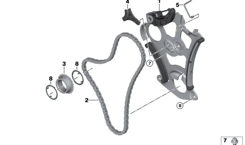 Gripscheibe para BMW E82, E88, E90, E91, E92, E93, E60N, E61N, F01, F02, E71 (OEM 11417563246). Original BMW