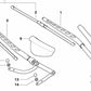 Tapa protectora para eje del limpiaparabrisas OEM 61617185368 para BMW E60, E61, E63, E64. Original BMW.