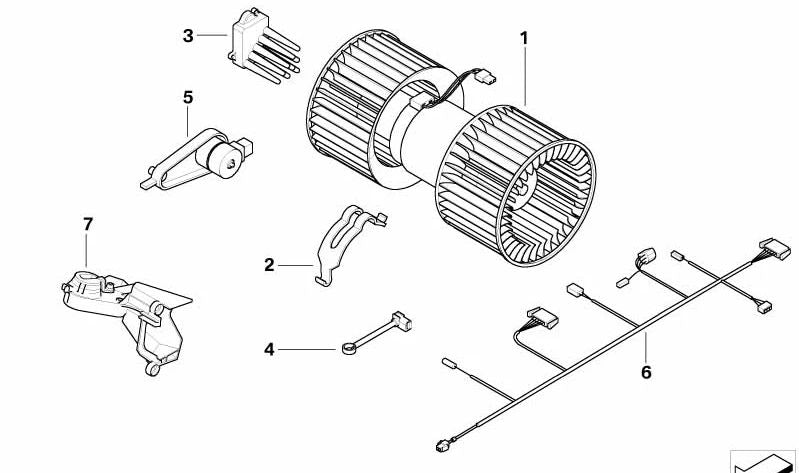 Soporte del Motor Actuador para BMW Serie 3 E46, X3 E83 (OEM 64116979467). Original BMW