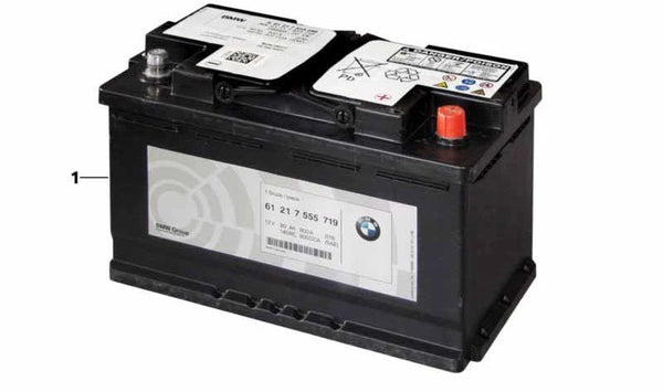 Batería de arranque de iones de litio para BMW Serie 3 G80, G81, Serie 4 G82, G83, Serie 8 F91, F92, F93 (OEM 61217908325). Original BMW.