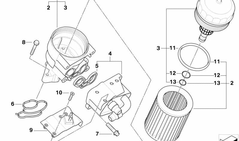 Tornillo de cabeza avellanada para BMW Serie 3 E46 (OEM 11427515063). Original BMW