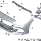 Insertar parachoques delantero izquierdo para BMW Z4 G29 (OEM 51118069747). Original BMW