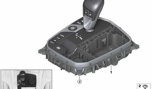 Unidade de controle do console central para BMW Série 3 G80, G81, Série 4 G82, G83, Série 8 F91, F92, F93, X3 F97N, X4 F98N, X5 F95, X6 F96 (OEM 61317888396). BMW original