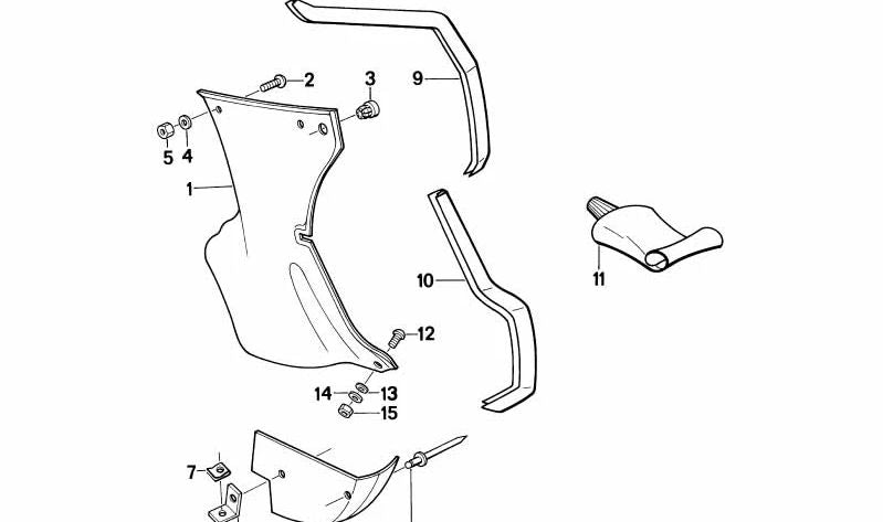 Juego de Adhesivo K6 para BMW F20, F21, F22, F23, F30, F31, F34, F35, F80, F32, F33, F36, F82, F83, G11, G12, G14, G15, I01, F25, F26, F15, F95, F16 (OEM 83195A547C4). Original BMW.