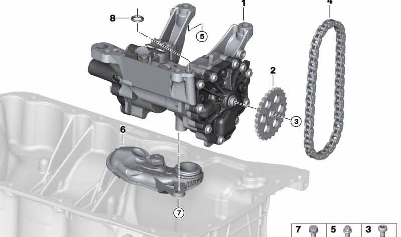 Junta Tórica para BMW Serie 1 F20N, F21N, F40, F52, Serie 2 F22, F23, F44, F45, F46, G42, Serie 3 F30N, F31N, F34N, F35N, G20, G21, G28, Serie 4 F32, F33, F36, G22, G23, G26, Serie 5 G30, G31, G38, Serie 6 G32, Serie 7 G11, G12, X1 F48, F49, X2 F39, X3 G0