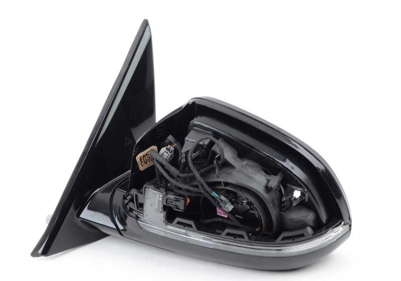 Espejo exterior sin cristal, calefactado, izquierdo para BMW F25 (OEM 51167395693). Original BMW