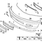 Embellecedor Carcasa Antiniebla Frontal Delantero Para Bmw E46. Original Recambios