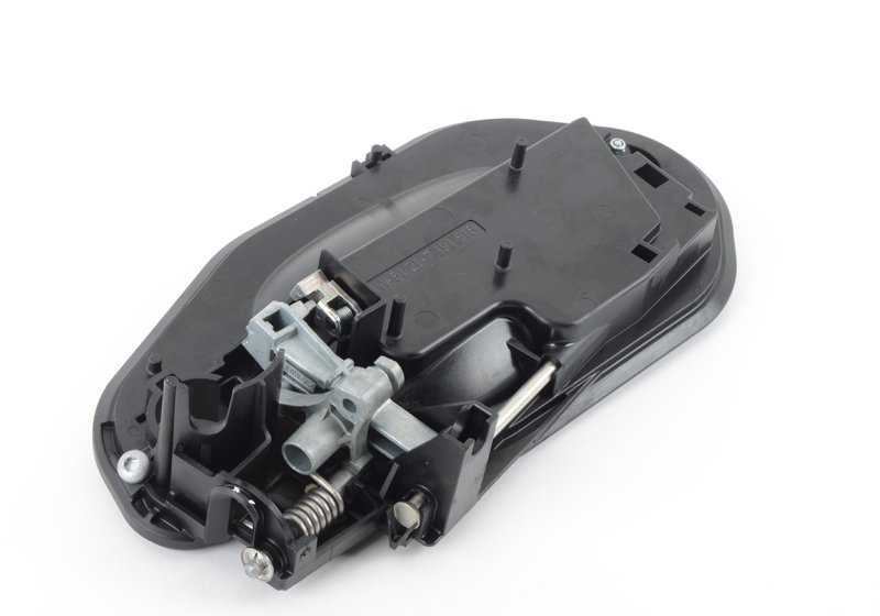 Maneta exterior de puerta delantera derecha OEM 51203449078 para BMW E83 (X3). Original BMW.