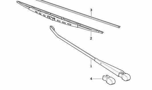 Cover cap for BMW 7 Series E23 (OEM 61661370613). Original BMW.