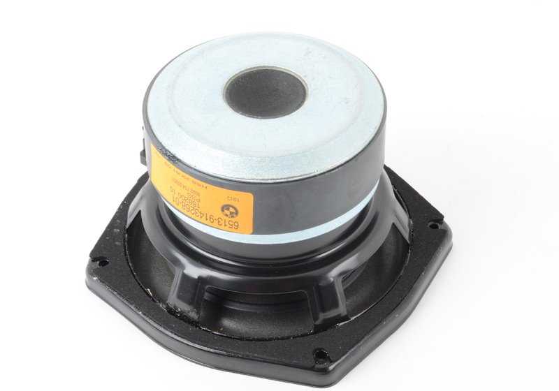 Subwoofer original OEM 65139143268 para sistema de sonido Top Hi-Fi en BMW Z4 (E85, E86). Mejora de audio premium.