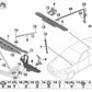 Conexión superior trasera para BMW Serie 5 F10, F11 y Serie 6 F06, F12, F13 (OEM 51647234899). Original BMW.