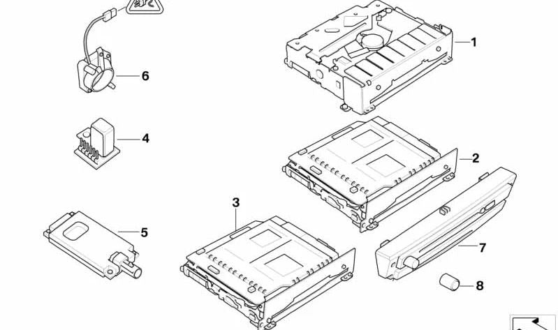 Botón Giratorio para BMW E81, E82, E87N, E88, E90, E91, E92, E93 (OEM 65839216362). Original BMW.