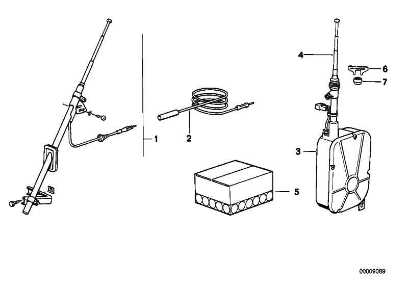 Antena Varilla Radio Para Bmw E21 E30 E12 E28 E24 E23. Original Recambios