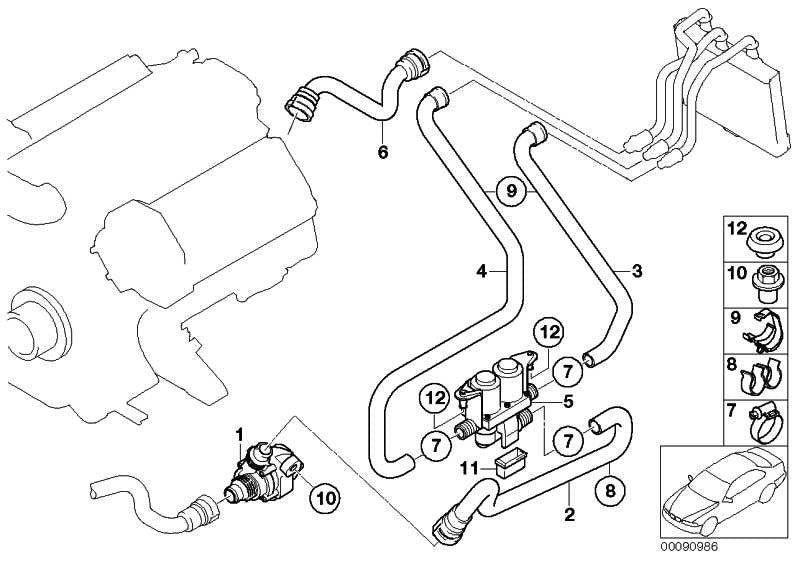 Valvula De Agua Para Bmw E60 E61 E63 E64 E65 E66 E67 E53 . Original Recambios