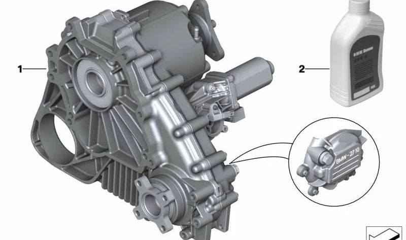 Transfer case for BMW X3 E83, E83N (OEM 27103455133). Original BMW