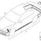 Tapa Enganche De Remolque Con Solapa Para Parachoques Trasero M Bmw E46 . Original Bmw. Recambios