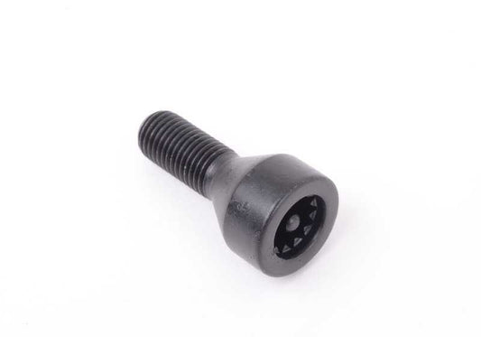 Wheel Bolt with Code for BMW 1 Series E81, E82, E87, E88, 3 Series E46, E90, E91, E92, E93, 5 Series E60, E61, 6 Series E63, E64, Z4 E85, E86 (OEM 36136786475). Original BMW