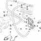 Tubo de Avance del Motor-Bomba de Agua Auxiliar para BMW Serie 7 E38 (OEM 64218390355). Original BMW