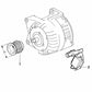 Polea para BMW E36, E34 (OEM 12311247306). Original BMW