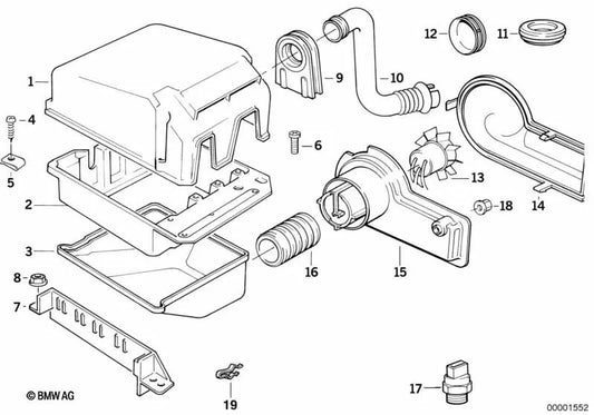 Gummistütze für BMW E34, E32, E31 (OEM 12901718979). Original BMW