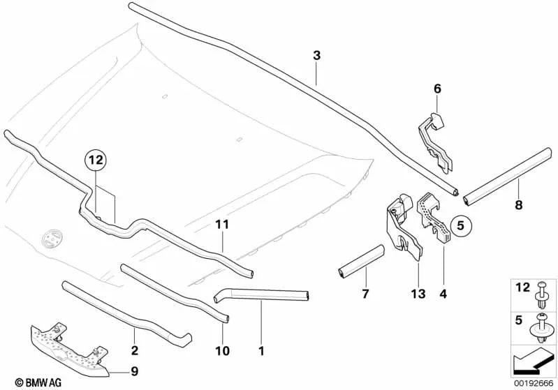 Front cover gasket for BMW E90, E90N, E91 (OEM 51717177869). Original BMW.