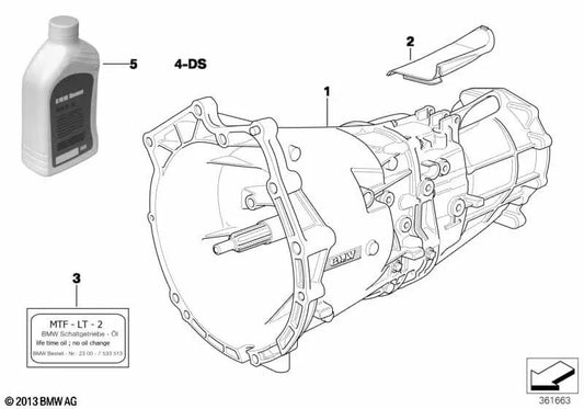 Cubierta para BMW X5 E53 (OEM 23001434630). Original BMW