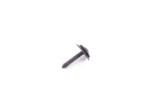 Round head screw for BMW 3 Series F30, F31, F34, F35, F80, 4 Series F32, F33, F36, F82, F83, 5 Series F07, F10, F11, F18, 6 Series F06, F12, F13, 7 Series F01, F02, F04, X4 F98, X5 F15, X6 F16 (OEM 07149240740). Genuine BMW