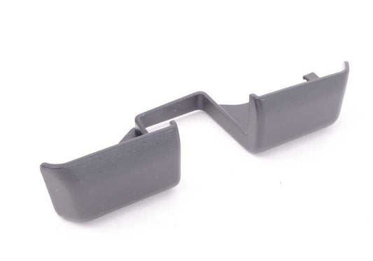 Left hinge cover for BMW E39, E46, E53, F10 (OEM 51718401013). Original BMW.