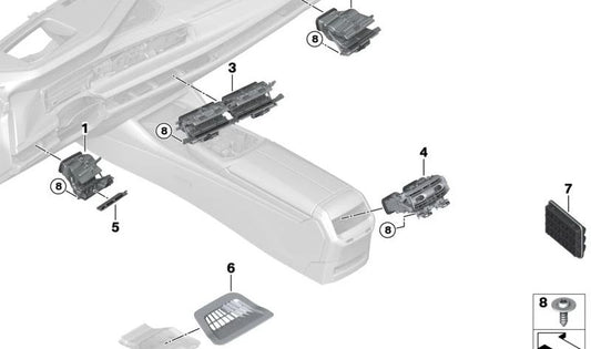 Conjunto de discos de embreagem (Lamellen) OEM 64225A556F6 para BMW. Compatível com os modelos: Série 1 (F20, F21), Série 2 (F22, F23, F87 M2), Série 3 (F30, F31, F34 GT), Série 4 (F32, F33, F36, F82 M4, F83 M4), Série 5 (F10, F11, F07 GT), Série 6 (F12