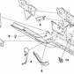 Tabique del compartimento del motor izquierdo para BMW Serie 3 E46, X3 E83, E83N (OEM 41118230527). Original BMW.