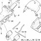 Sistema de ajuste longitudinal de la columna de dirección OEM 67646903945 para BMW E39, E38, E53. Original BMW.