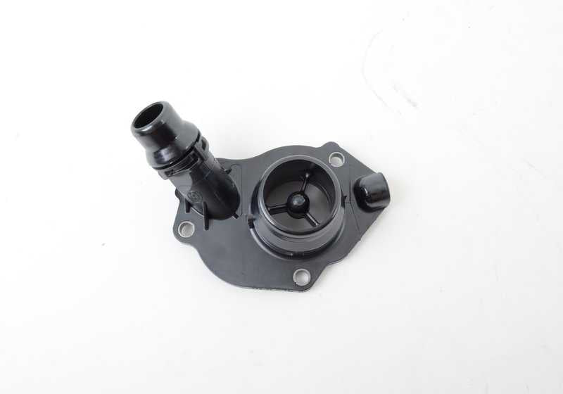 Carcasa de termostato para BMW F20, F21, F22, E90N, E91N, E92N, E93N, F30, F31, F34, F32, F33, F36, F07, F10, F11, E84, F25, F15 (OEM 11518516203). Original BMW.