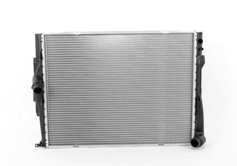 Radiador de refrigerante para BMW Serie 1 E81, E82, E87, E88, Serie 3 E90, E91, E92, E93, X1 E84 (OEM 17117553111). Original BMW