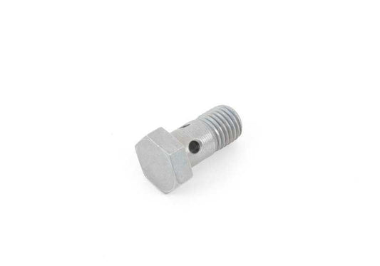 Hollow screw for BMW 1 Series E81, E82, E87N, E88, 3 Series E90, E90N, E91, E91N, E92, E92N, 5 Series E60, E60N, E61, E61N, 6 Series E63N, E64N, X1 E84, X3 E83N, X5 E70, E70N, X6 E71 (OEM 07119905196). Original BMW