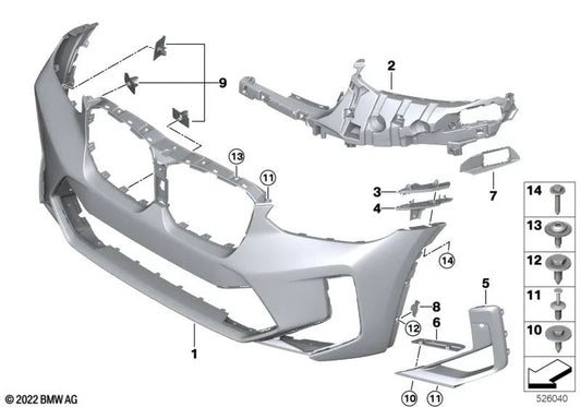 Soporte izquierdo para BMW F97N, F98N (OEM 51118082771). Original BMW.