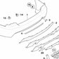 PDC-Sensorhalterung hinten rechts außen für BMW E92, E93 (OEM 51128044386). Original BMW