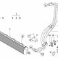 Rechte Ölkühlerhalterung für BMW Z4 E85, E86 (OEM 17217836762). Original BMW.