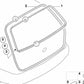 Sellado Portón Trasero para BMW Serie 3 E46 (OEM 51717019955). Original BMW