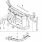 Soporte de faro derecho para BMW E82 (OEM 51648051988). Original BMW