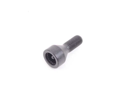 Wheel bolt for BMW 1 Series E81, E82, E87, E88, 3 Series E46, E90, E91, E92, E93, 5 Series E60, E61, 6 Series E63, E64, Z4 E85, E86 (OEM 36136786482). Genuine BMW