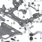 Brazo de suspensión izquierdo para BMW F20, F21, F22, F23, F30, F31, F34, F35, F32, F33, F36 (OEM 31126854727). Original BMW