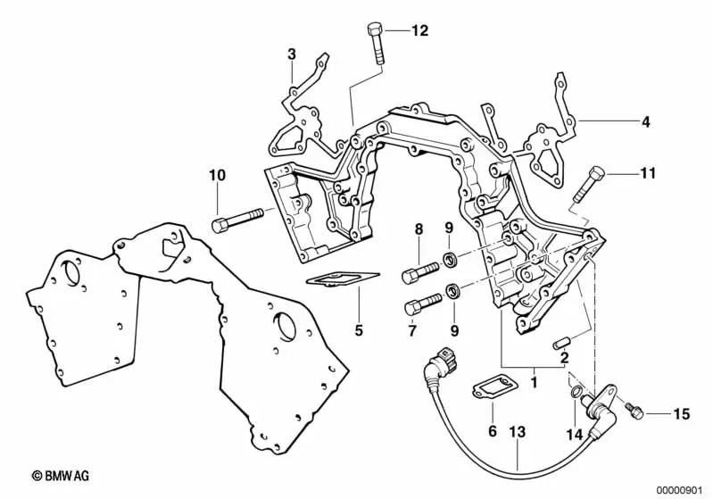 Casquillo para BMW E81, E82, E87N, E88, F87N, E30, E36, E46, E90, E91, E92, E93, F30, F31, F34, F80, F32, F33, F36, F82, F83, E12, E28, E34, E39, E60, E61, F07, F10, F11, F90, G30, G31N (OEM 11121726242). Original BMW.